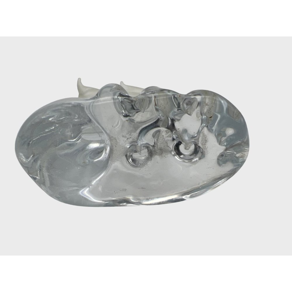 Miniature Glass Dolphin Figurine Riding the Waves Porpoise Beach Decor 3" Tall - Picture 6 of 7